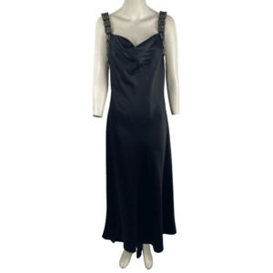 Calvin Klein women's long black dress gown size 12